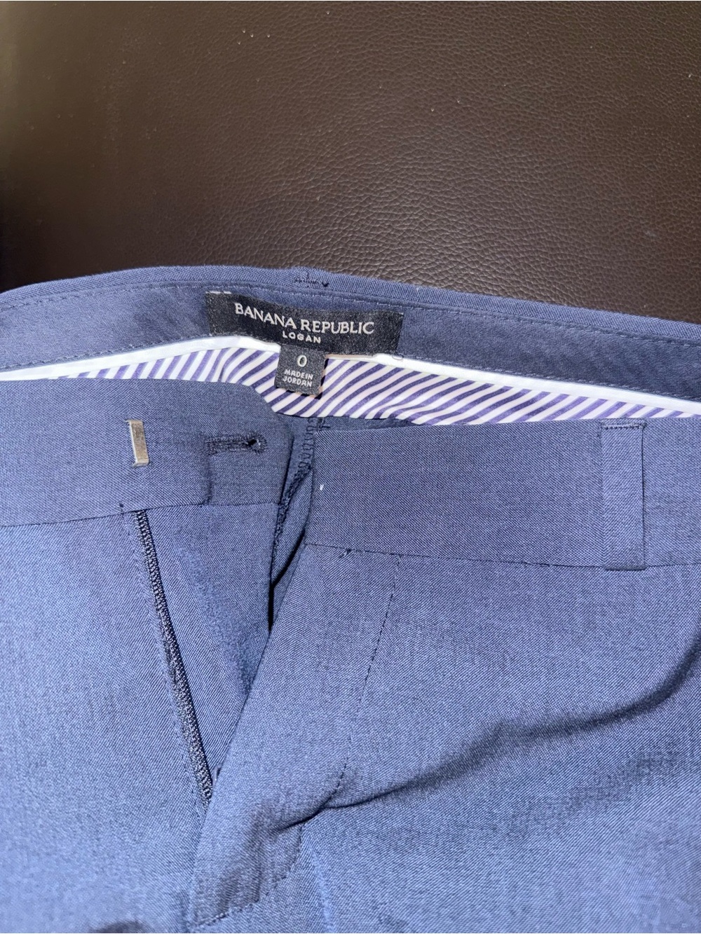 Banana Republic Logan Navy Dress Pants